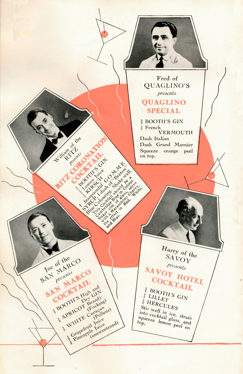 Cocktailreseptejä, 1935 1935. tekijältä Unbekannt