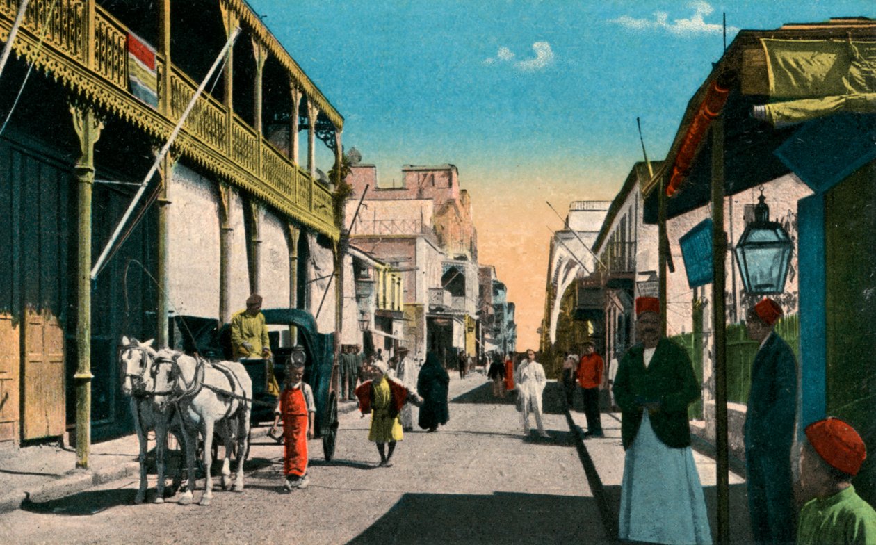 Colmar Street, Suez, Egypti, 1900-luku tekijältä Unbekannt