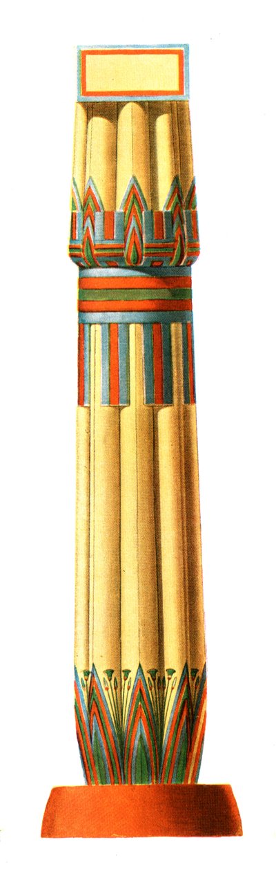 Kolumni Luxorista Egyptistä, 1928. tekijältä Unbekannt