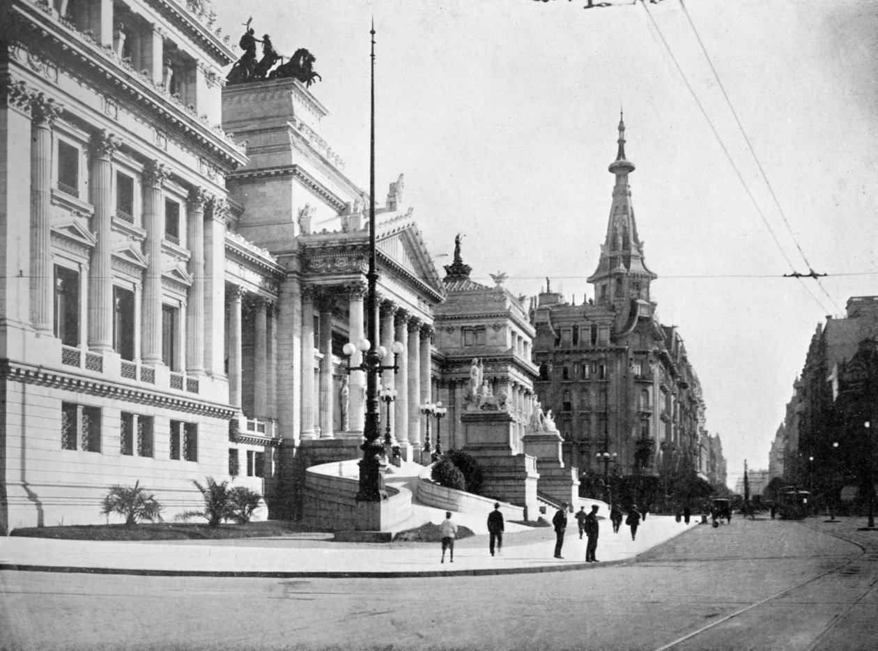Kongressitalo ja Avenida Callao, Buenos Aires, Argentiina tekijältä Unbekannt