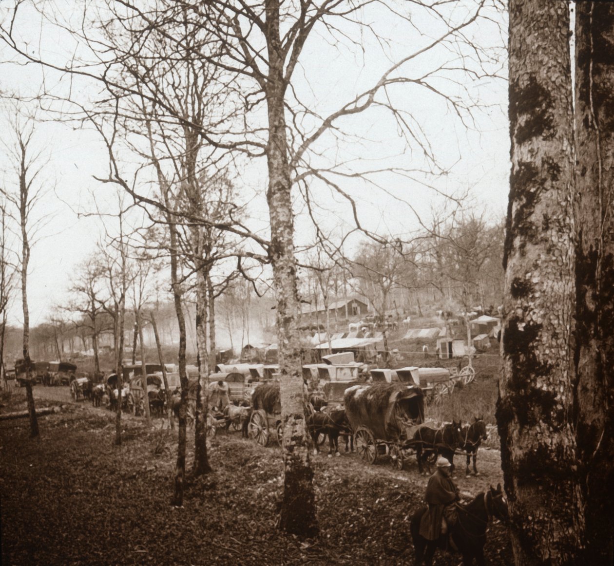 Saattue, Somme, Pohjois-Ranska, c1914-c1918 tekijältä Unbekannt