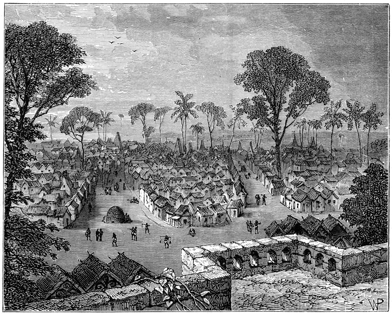 Coomassie, Ashantin sota, Afrikka, 1900 tekijältä Unbekannt