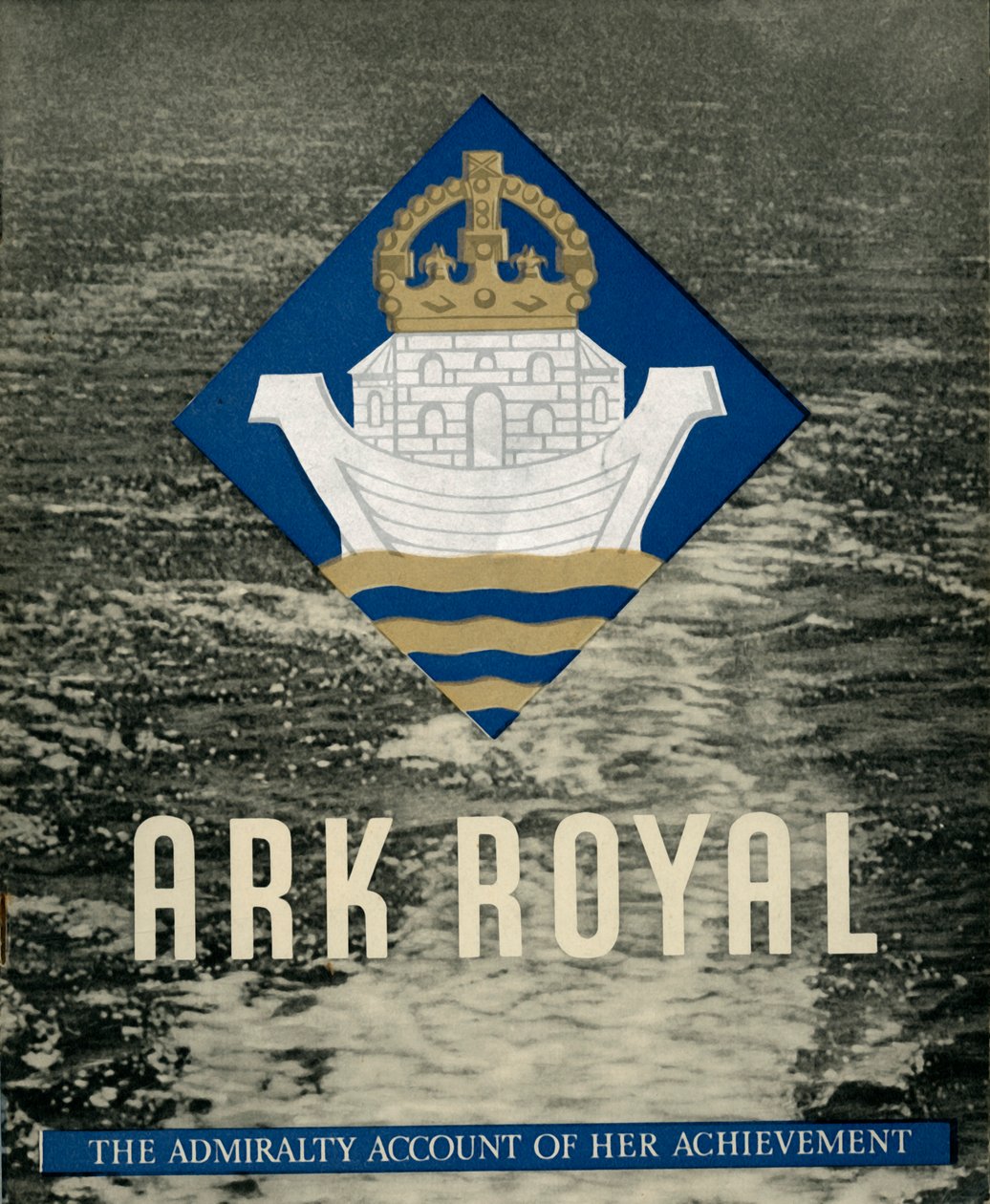 HMS Ark Royalia käsittelevän pamfletin kansi, 1942. tekijältä Unbekannt