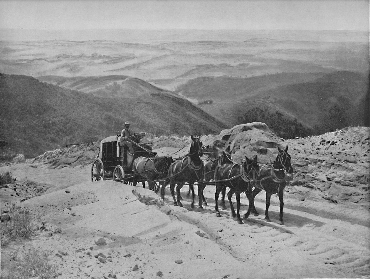 Ylitys San Marcos Passissa, Kaliforniassa, c1897. tekijältä Unbekannt