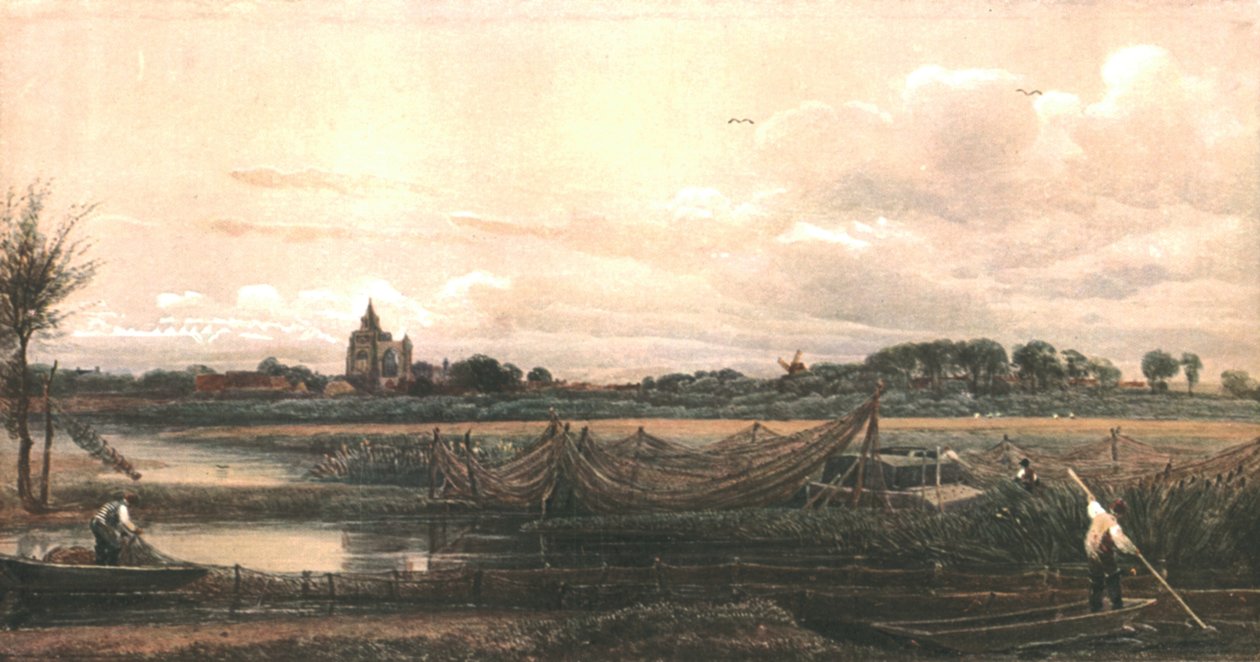 Crowland Abbey, c1833, c1900. tekijältä Unbekannt