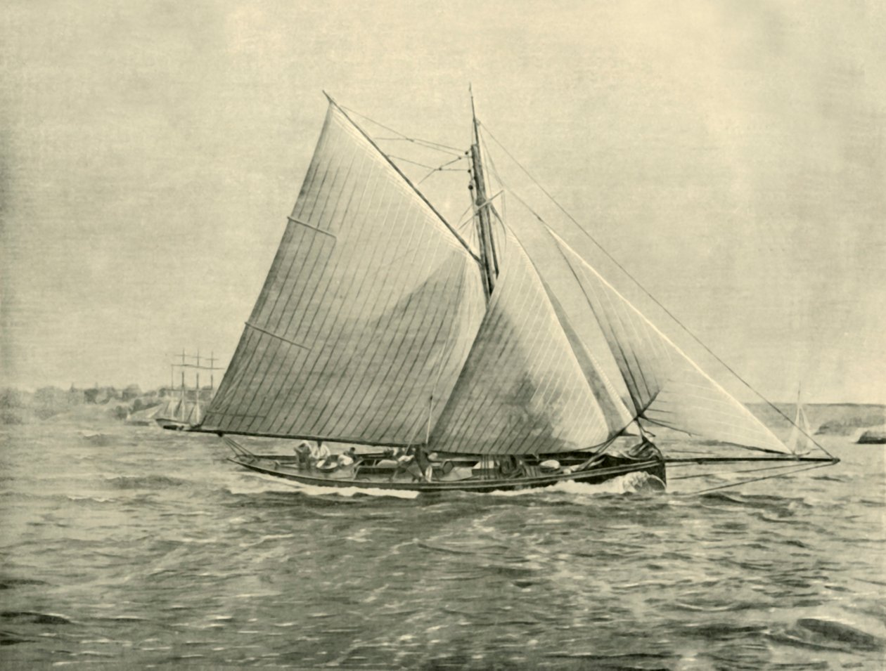 Risteily Port Jacksonissa, 1901. tekijältä Unbekannt