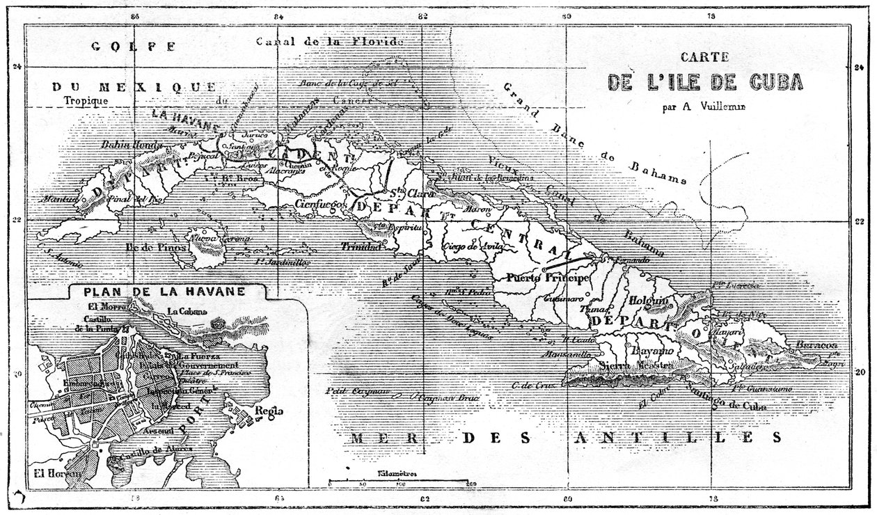 Kuuba, 1800-luku tekijältä Unbekannt