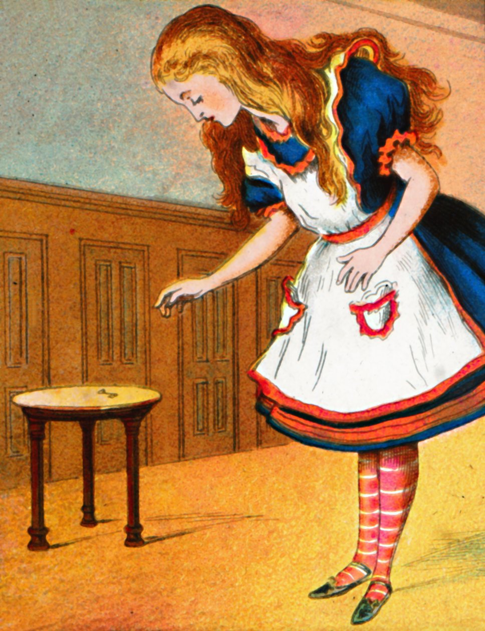 Utelias ja utelias, huudahti Alice, c1900. tekijältä Unbekannt