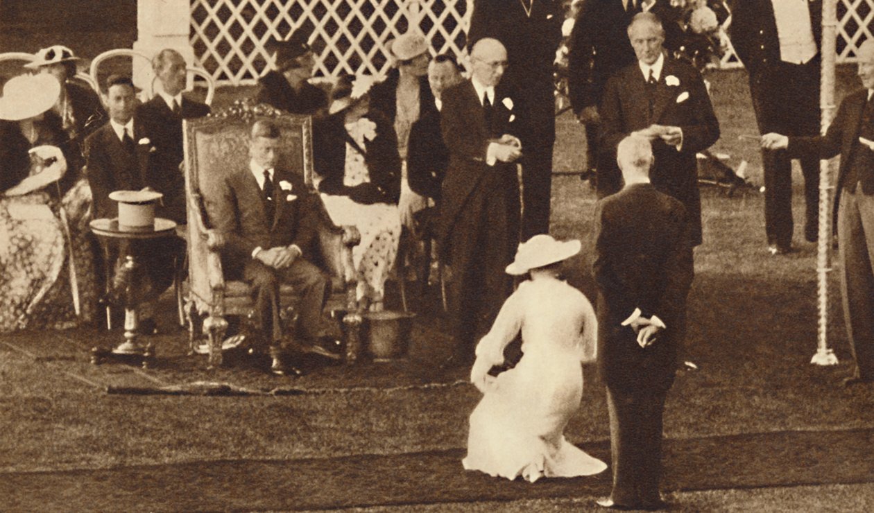 Curtsy kuninkaalleen, 1937 tekijältä Unbekannt