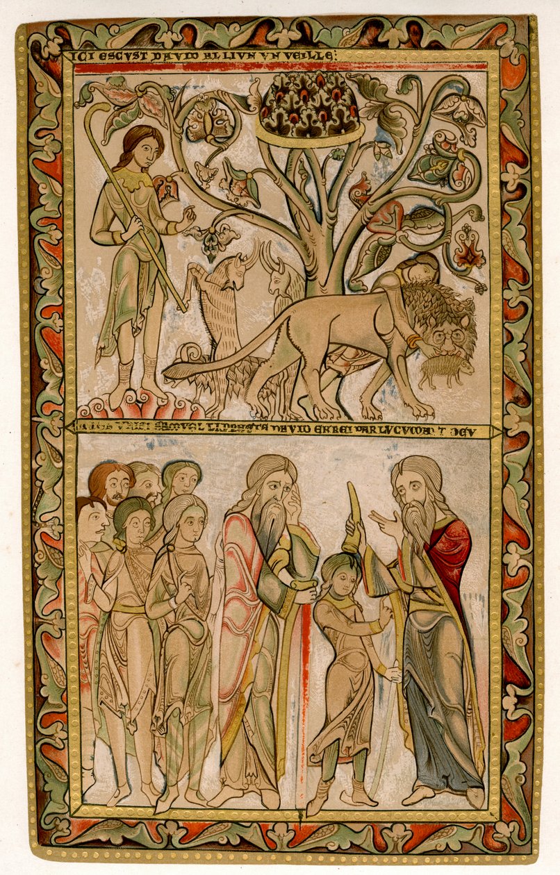 Daavid ja Samuel, 1121-1161 tekijältä Unbekannt