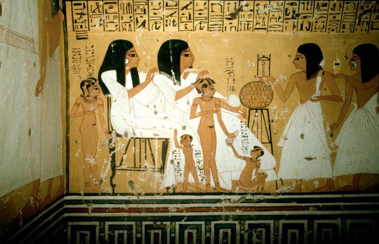 Deir el-Medineh, Luxor, Thebes, Egypti, 1900-luku tekijältä Unbekannt
