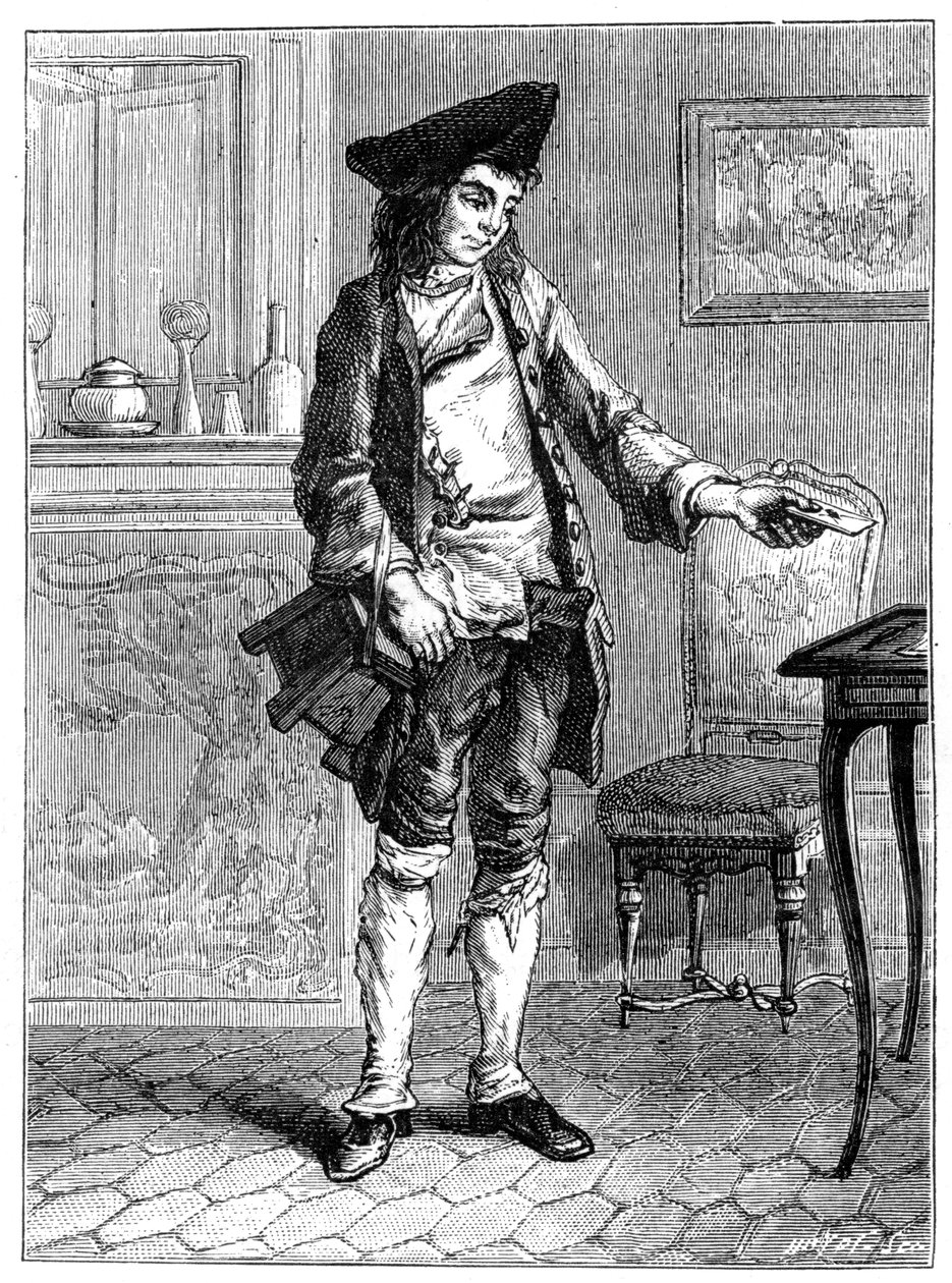 Kirjeen jakelu, 1800-luku tekijältä Unbekannt