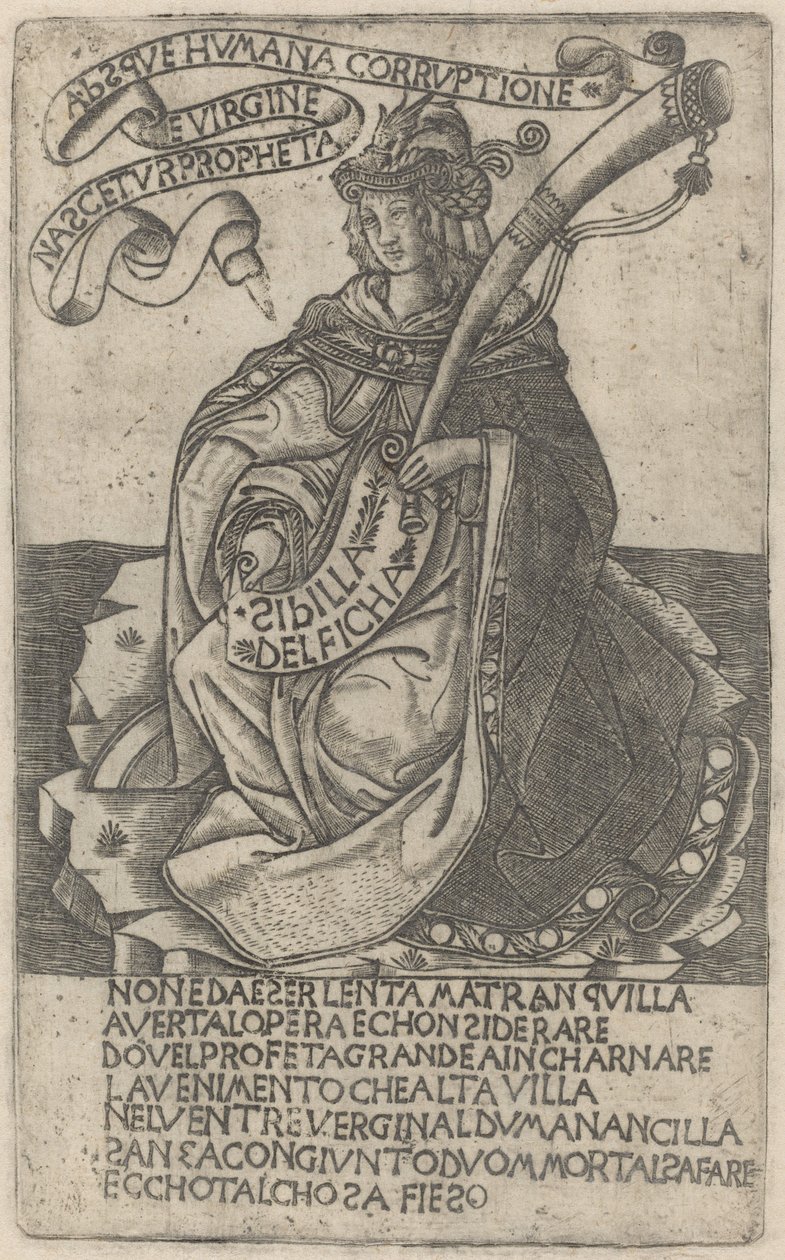 Delphian Sibyl, 1400-luvun alku. tekijältä Unbekannt