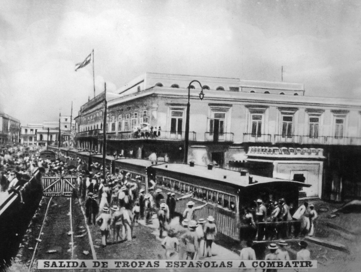 Espanjan joukkojen lähtö, 1870- ja 1920-luvut tekijältä Unbekannt