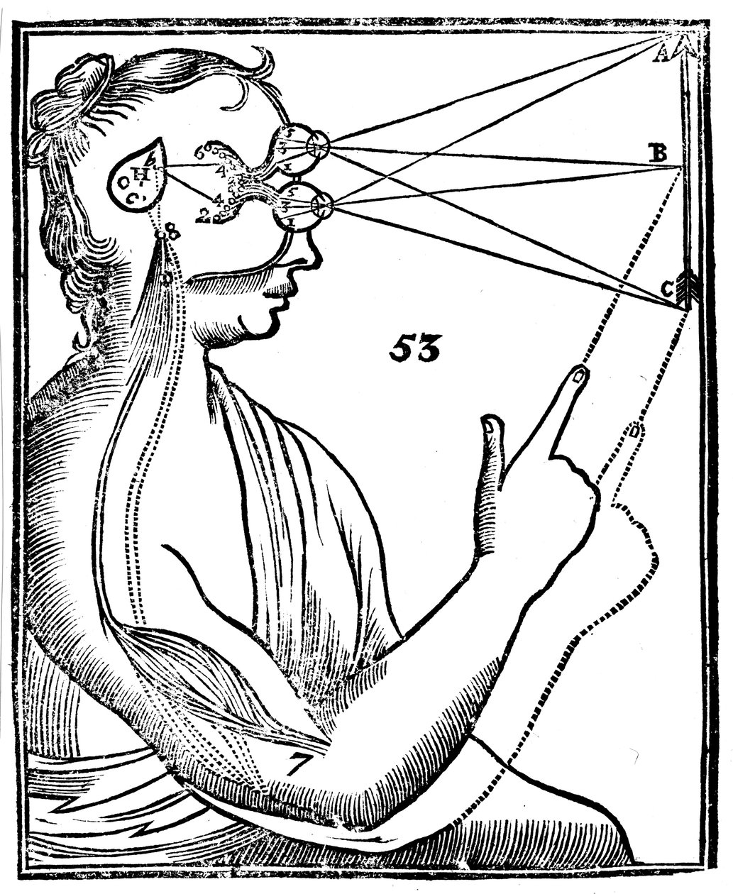 Descartes-idea visiosta, 1692 tekijältä Unbekannt