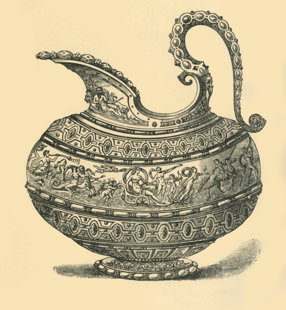 Suunnittelu kannulle, 1881. tekijältä Unbekannt