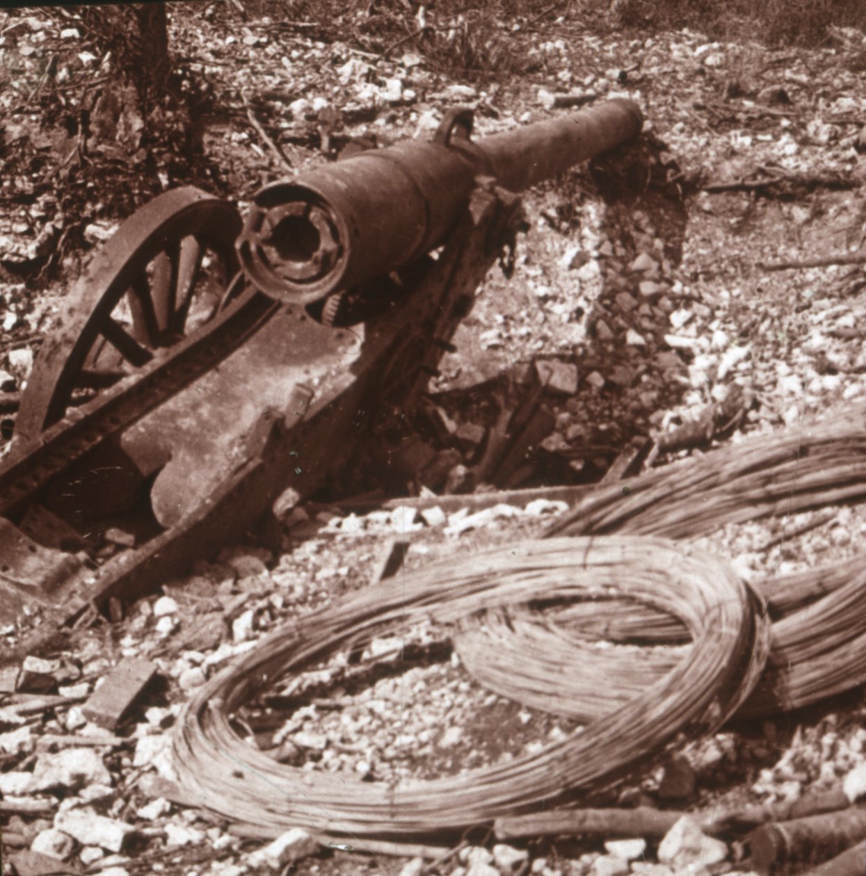 Tuhoutunut 155 ase, c1917-c1918 tekijältä Unbekannt