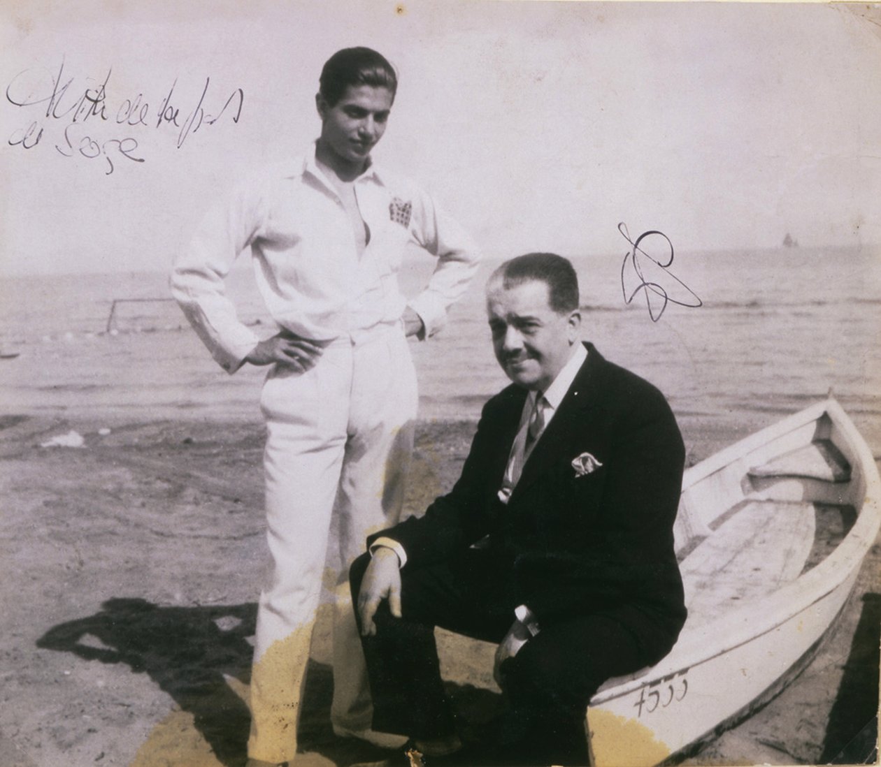 Diaghilev ja Lifar tekijältä Unbekannt