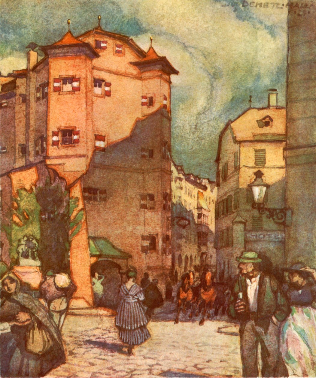 Die Ottoburg, Ottoburg, vuodelta 1929. tekijältä Unbekannt