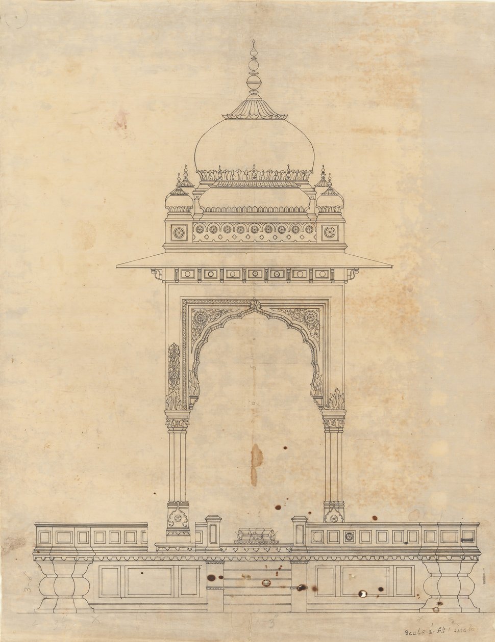 Domed Pavilion, n. 1830. tekijältä Unbekannt