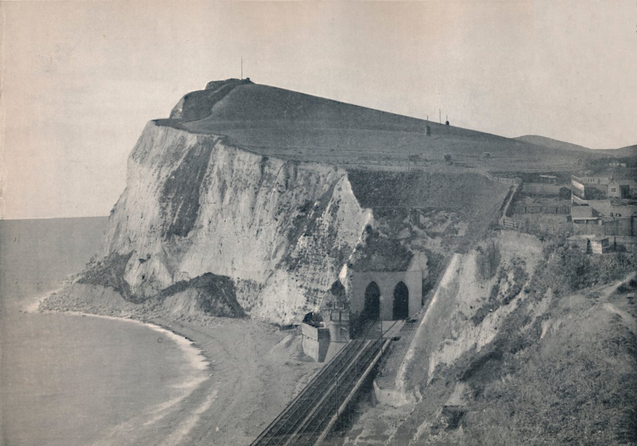 Dover - Tunneli Shakespeares Cliffissä, 1895 tekijältä Unbekannt