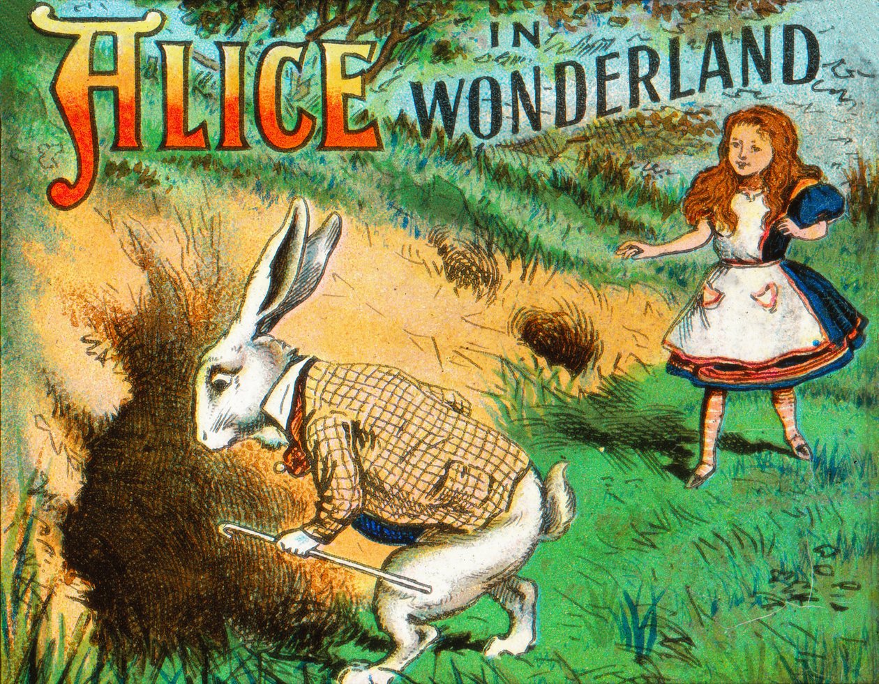 Down the Rabbit Hole, c1900. tekijältä Unbekannt
