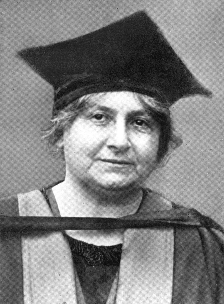 tohtori Maria Montessori 1870-1952, italialainen filosofi, 1926 tekijältä Unbekannt