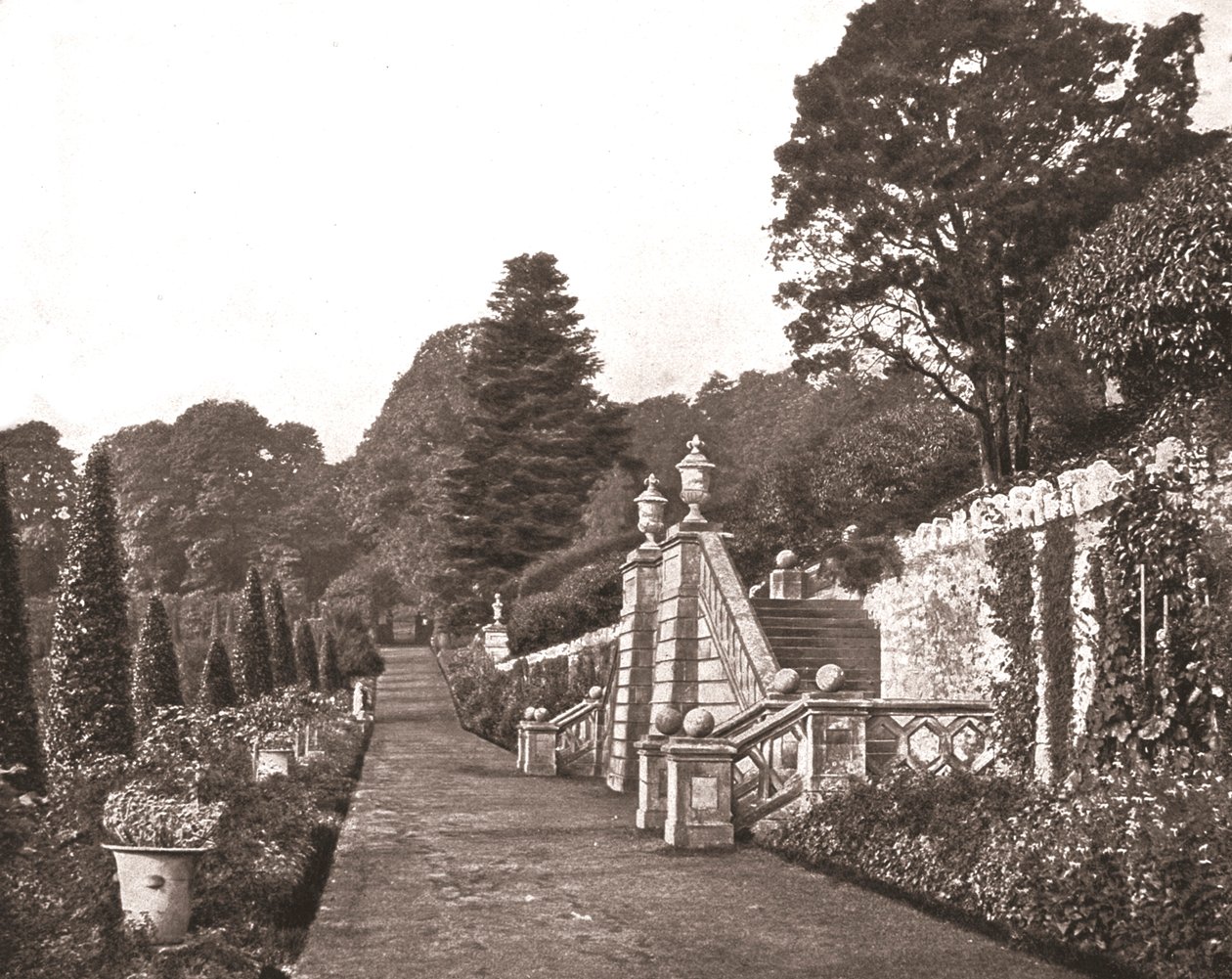 Drummond Castle Gardens, Perthshire, Skotlanti, 1894. tekijältä Unbekannt