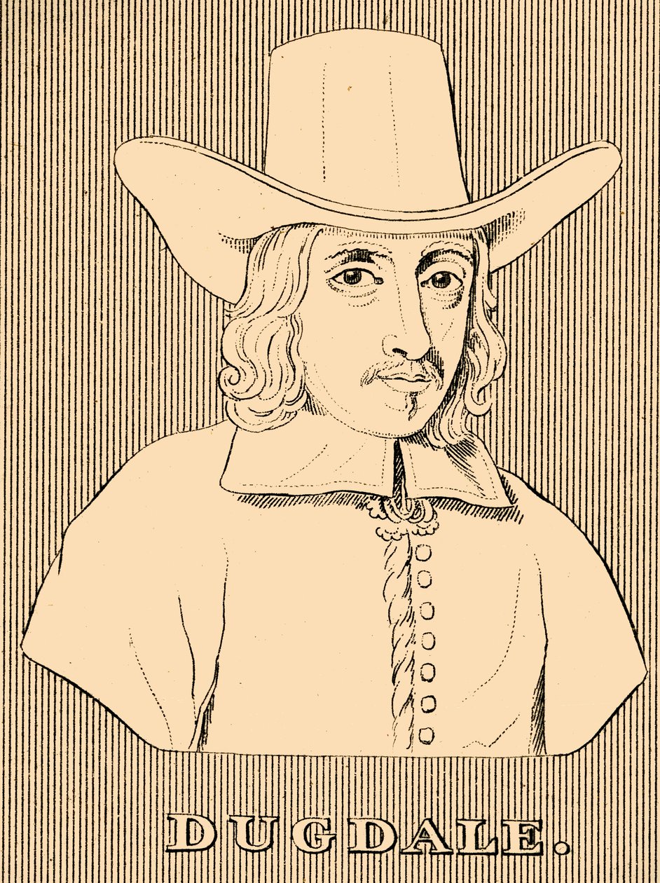 Dugdale, 1605-1686, 1830. tekijältä Unbekannt