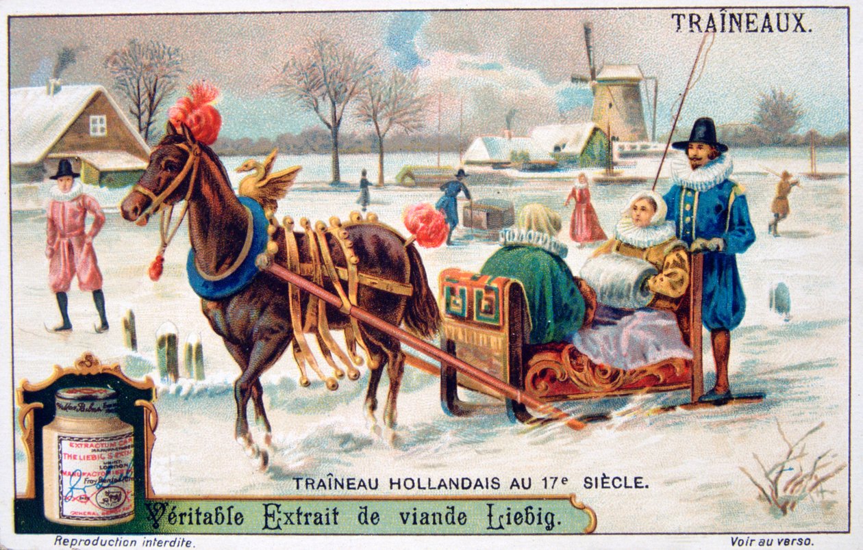 Hollantilainen reki, 1600-luku, vuosi 1900 tekijältä Unbekannt