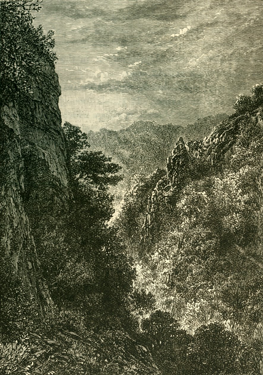 Ebbor Gorge, 1898. tekijältä Unbekannt