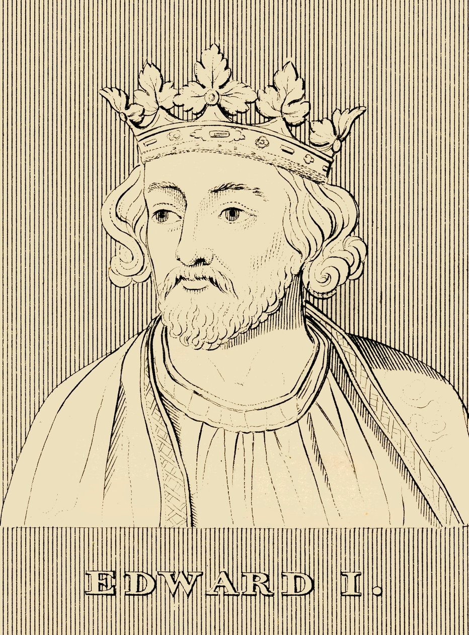 Edward I, 1239-1307, 1830. tekijältä Unbekannt