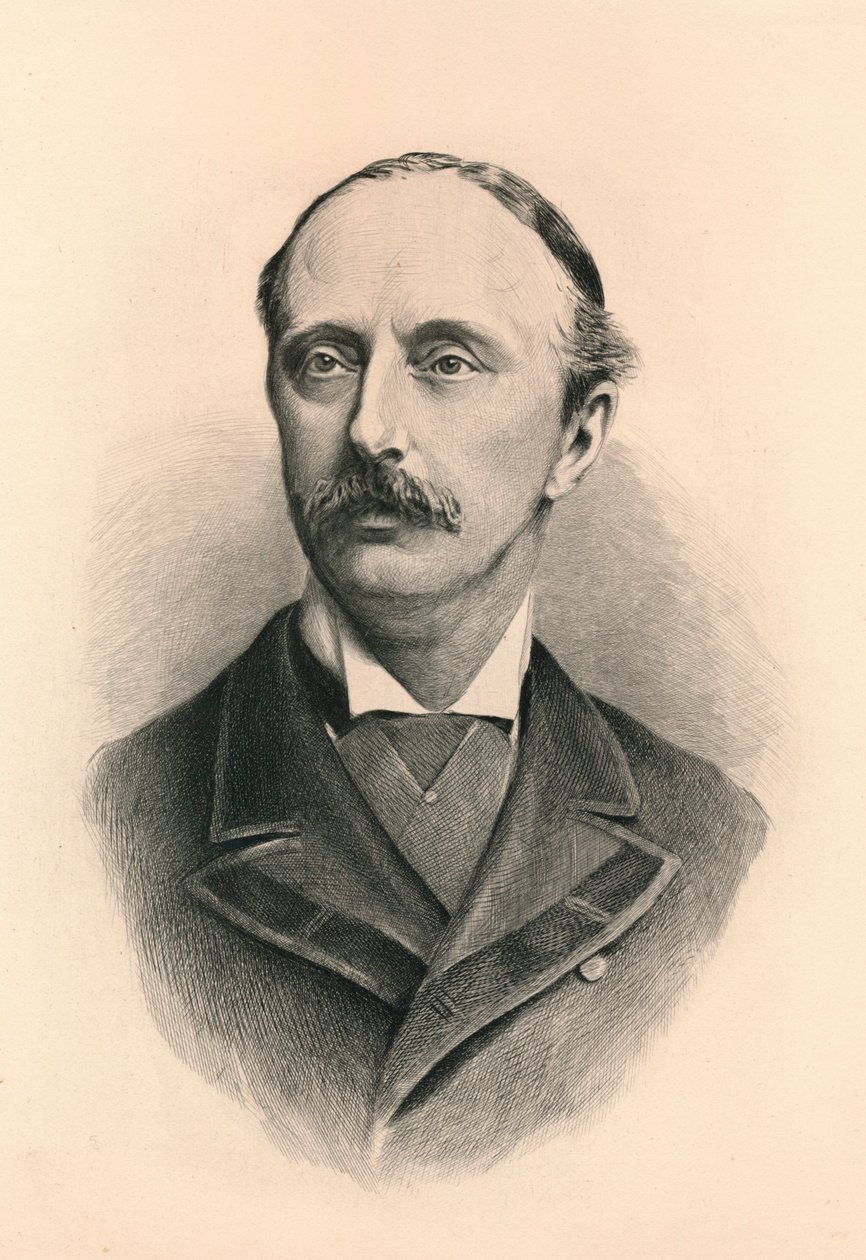 Edward Stanhope, 1840-1893, Britannian konservatiivipuolueen poliitikko, 1896 tekijältä Unbekannt