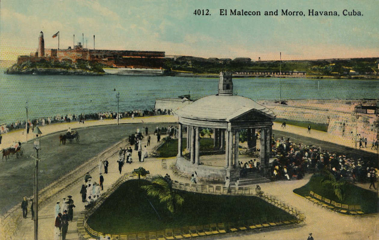 Malecon ja Morro, Havanna, Kuuba, 1915. tekijältä Unbekannt