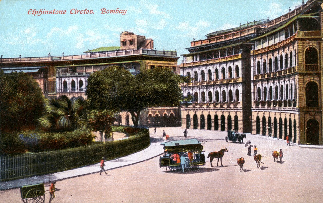Elphinstone Circles, Bombay, Intia, 1900-luvun alku tekijältä Unbekannt