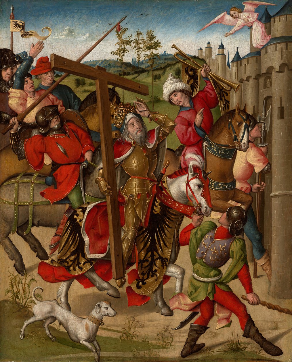 Keisari Heraclius kielsi pääsyn Jerusalemiin, 146080. tekijältä Unbekannt