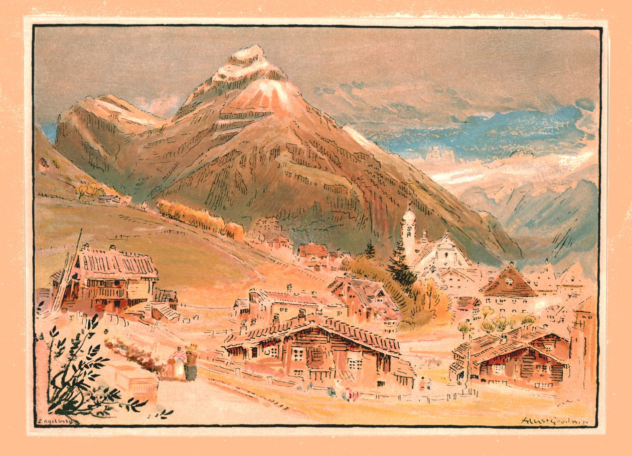 Engelberg, 1900. tekijältä Unbekannt