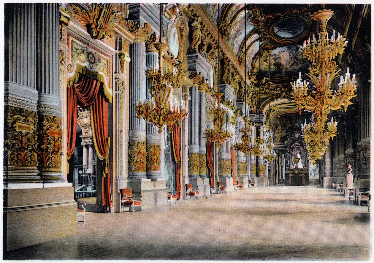 Palais Garnierin sisäänkäynti, Pariisi, n. 1900 tekijältä Unbekannt