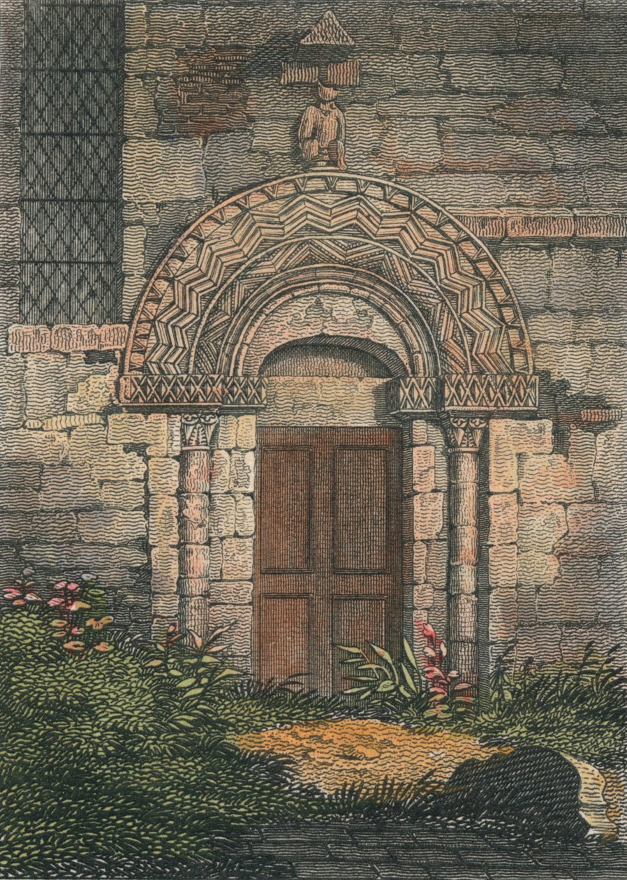 Sisäänkäynti Patricksbournen kirkkoon, 1817. tekijältä Unbekannt