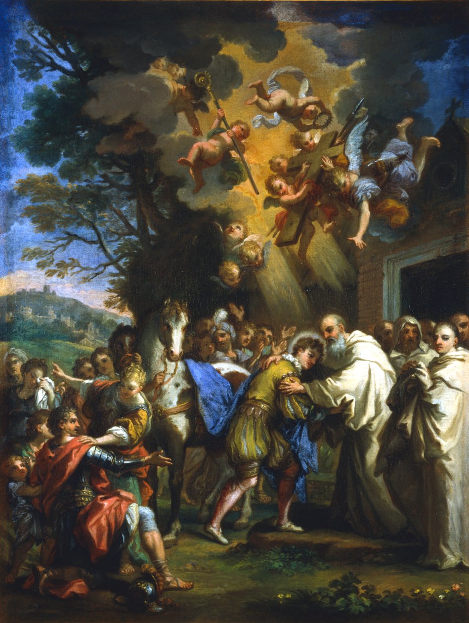 "St Bernardin tulo kaupunkiin", n. 1630-1679"St Bernardin tulo kaupunkiin", n. 1630-1679 tekijältä Unbekannt