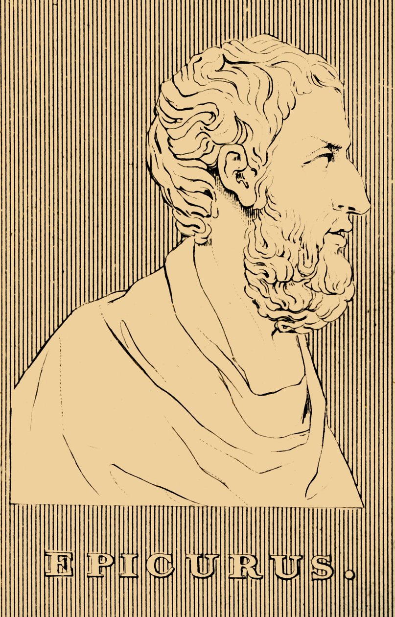 Epikuros, 341-270 eKr., 1830 tekijältä Unbekannt