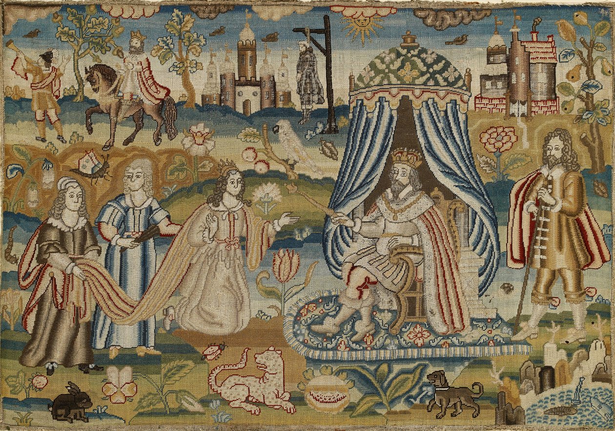 Esther ja Ahasverus, 1600-luvun puolivälistä loppupuolelle tekijältä Unbekannt