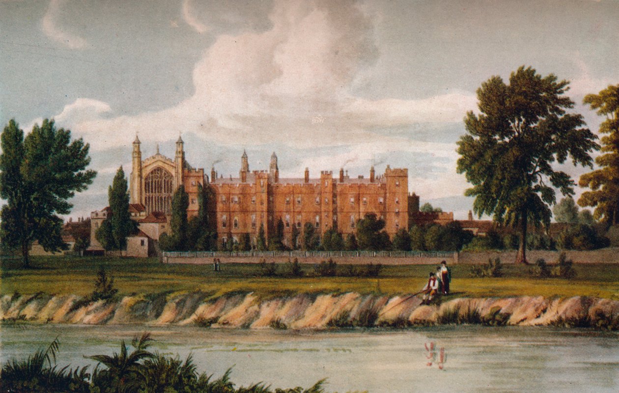 Eton College from the River, 1911, 1914. tekijältä Unbekannt