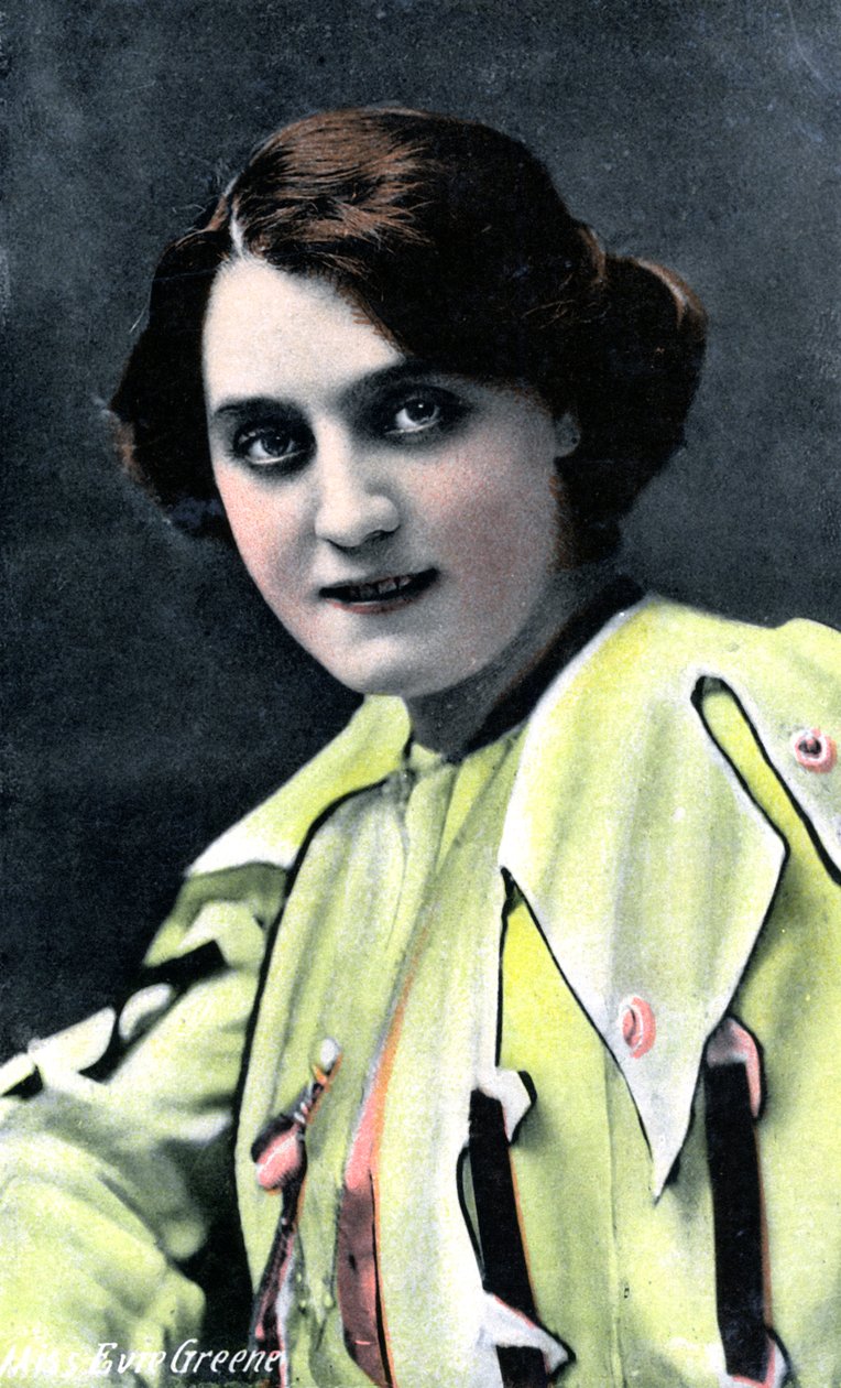 Evie Greene 1875-1917, englantilainen näyttelijä, 1900-luvun alku tekijältä Unbekannt