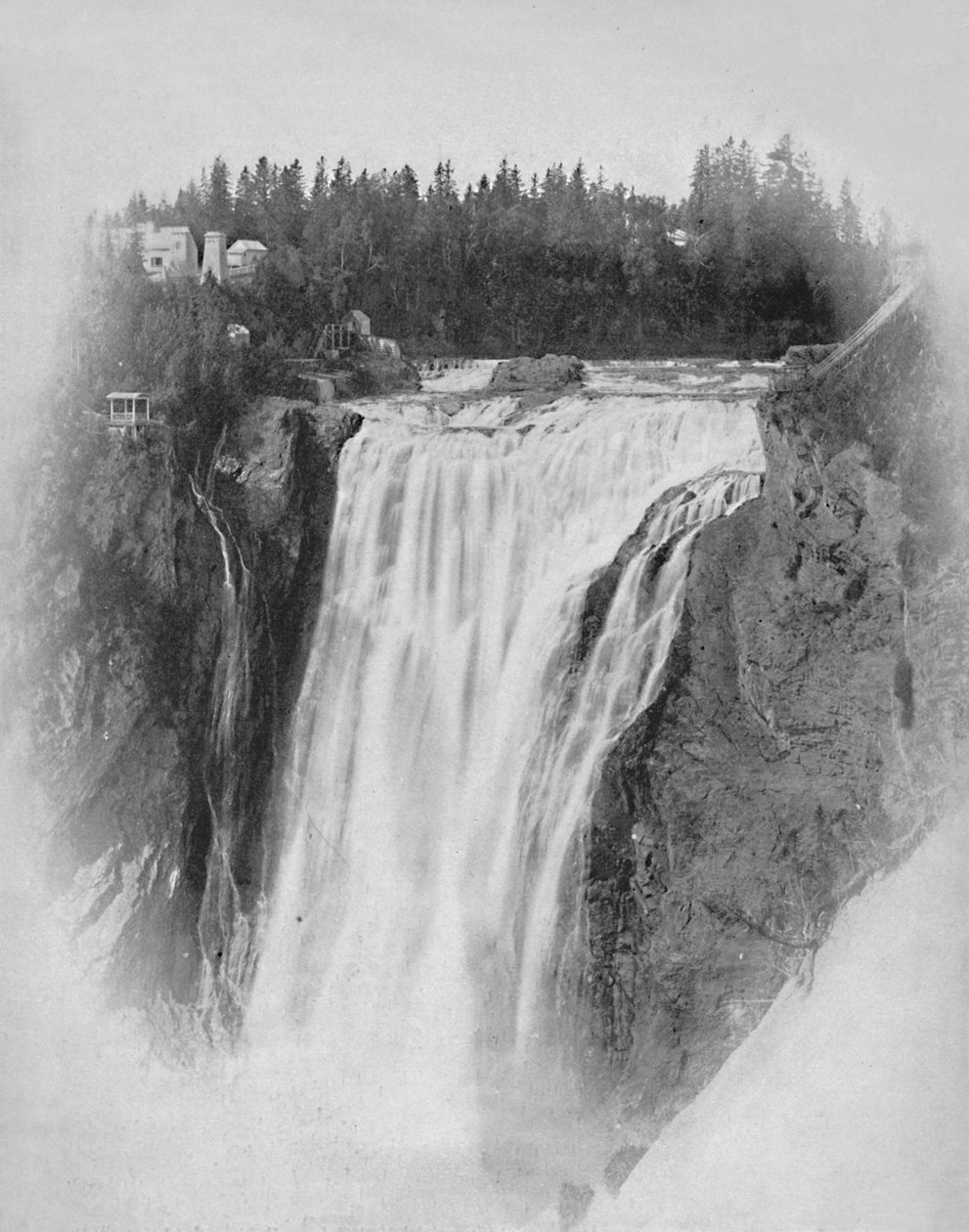 Falls of Montmorency, Quebec, 1897. tekijältä Unbekannt