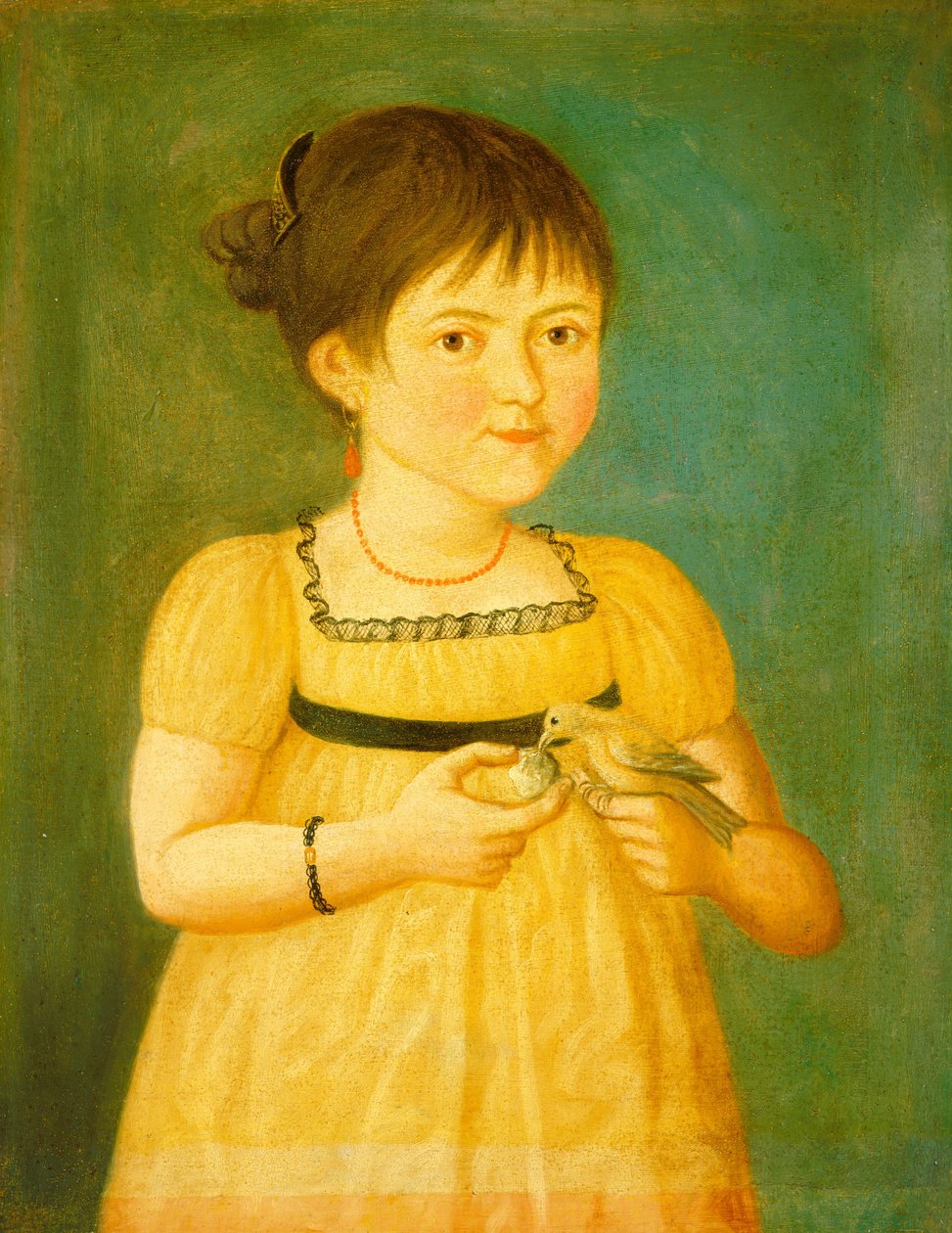 Lintujen ruokinta, c. 1800. tekijältä Unbekannt