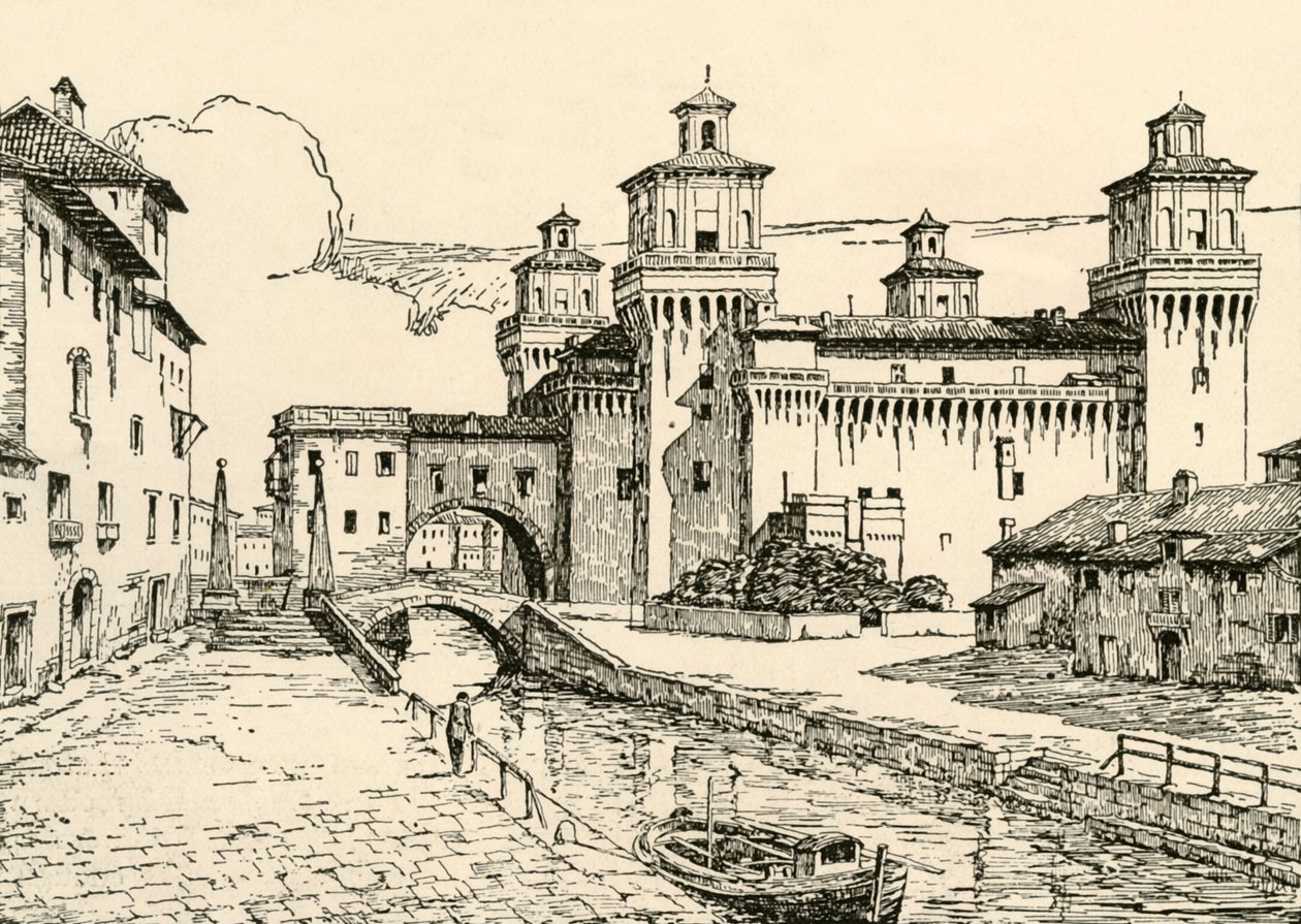 Ferrara: Herttuan palatsi, 1928. tekijältä Unbekannt
