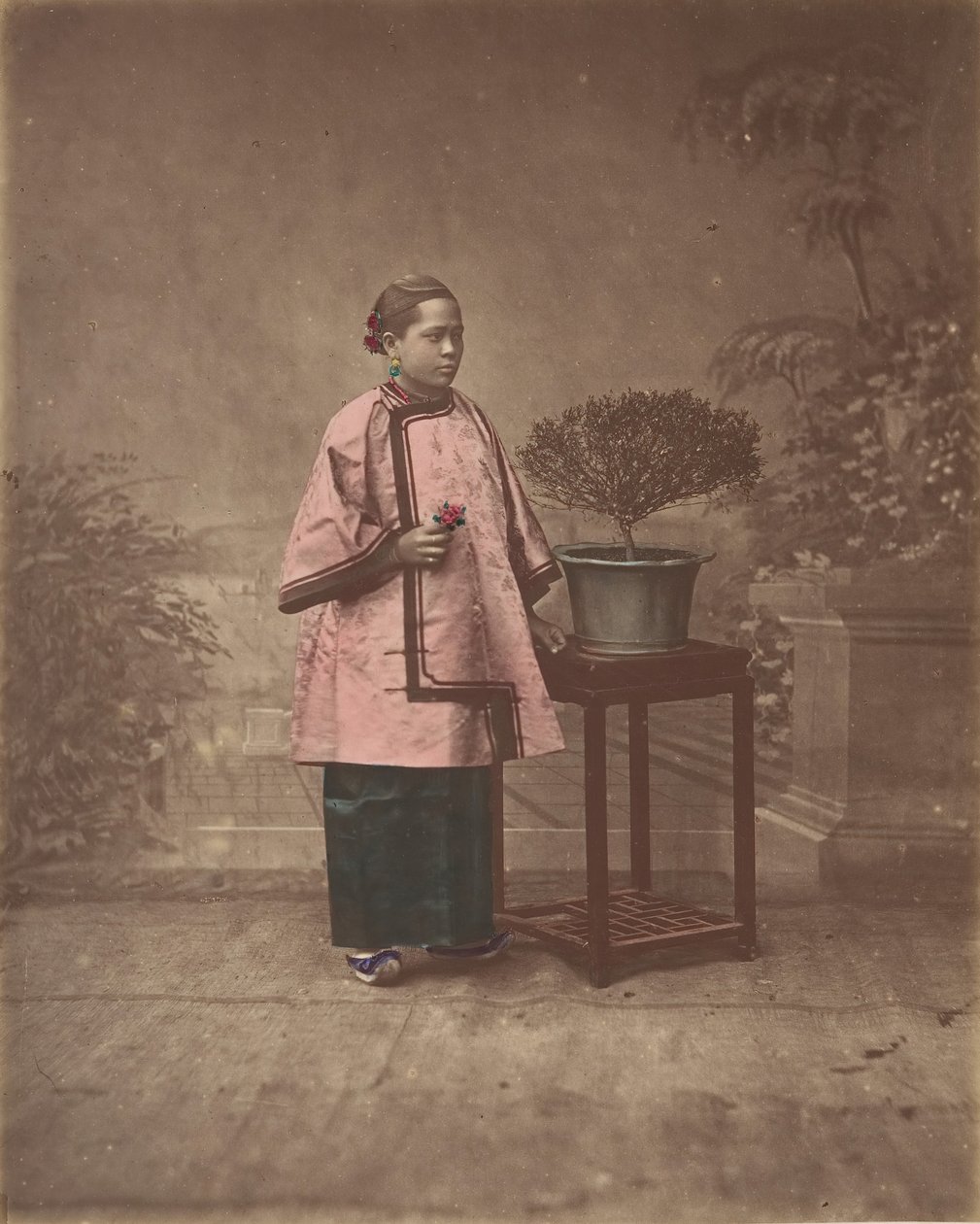 Tyttö Shanghaista 1870-luvulta. tekijältä Unbekannt