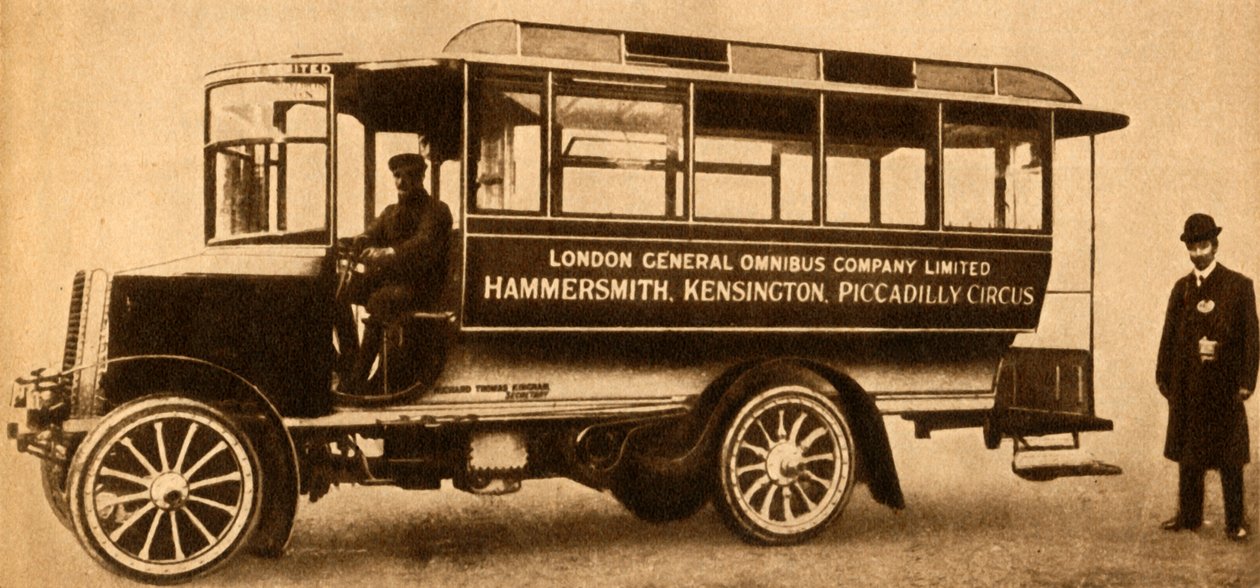 Ensimmäinen L.G.O.C. Moottoribussi, 1904, 1933. tekijältä Unbekannt