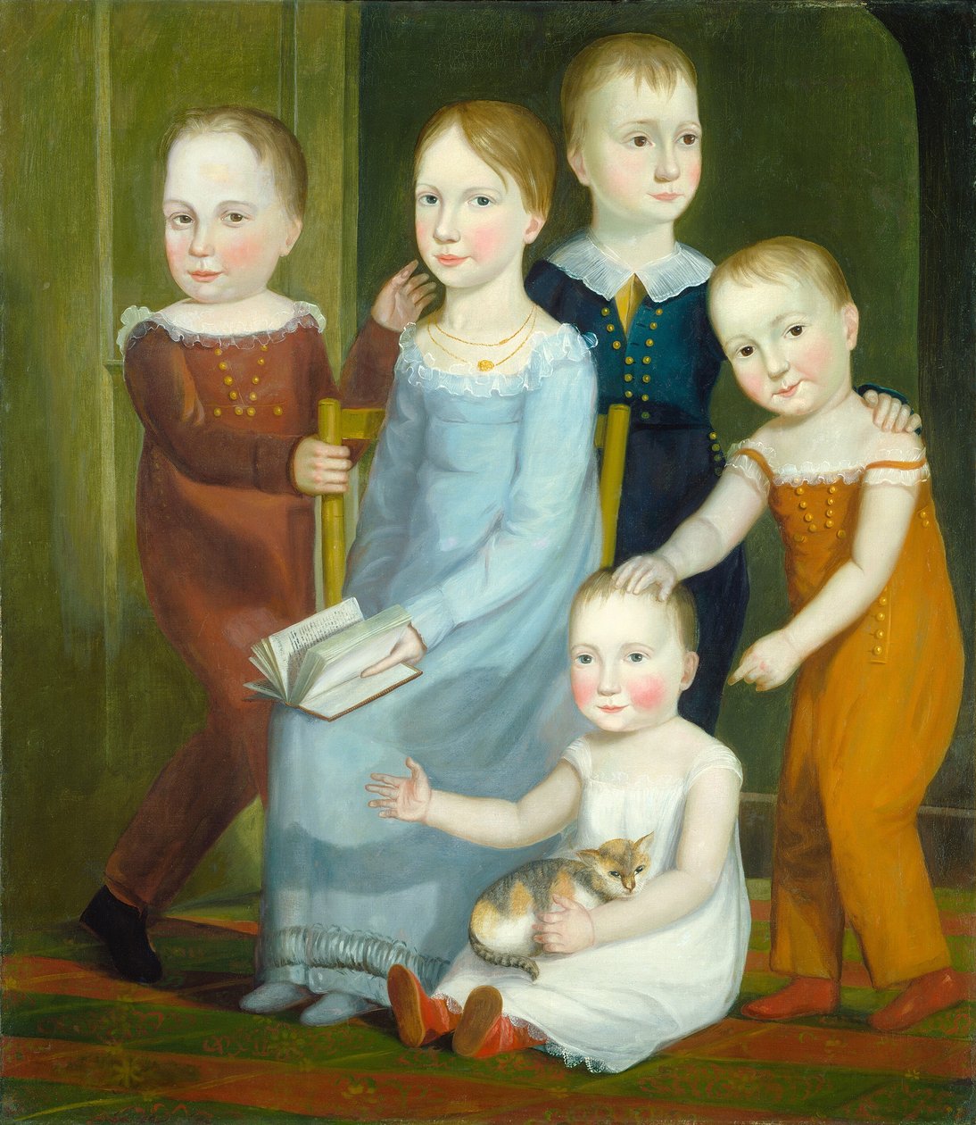 Budd-perheen viisi lasta, n. 1818. tekijältä Unbekannt